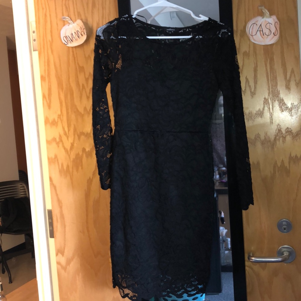 black dress